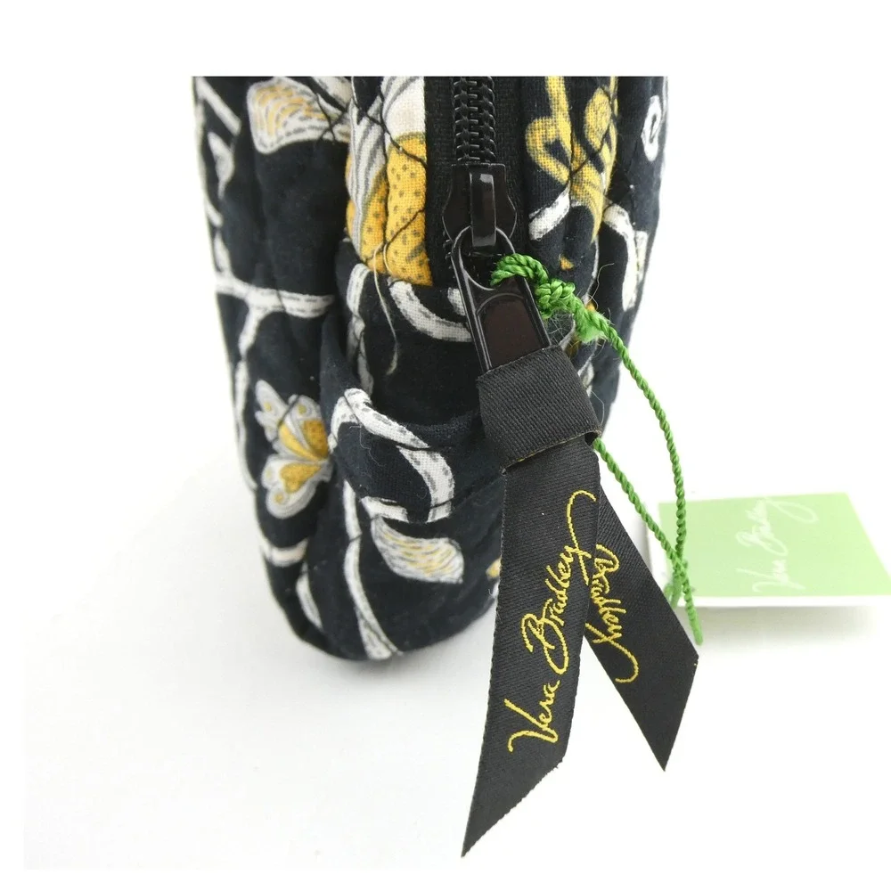 Vera Bradley Yellow Bird Medium Cosmetic Case NWT